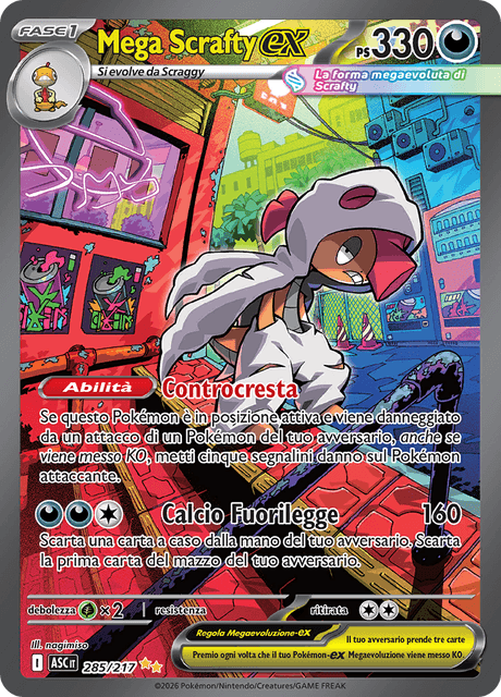 285-217 Mega Scrafty ex Alternative Art ASC Ascesa Eroica ITA NM