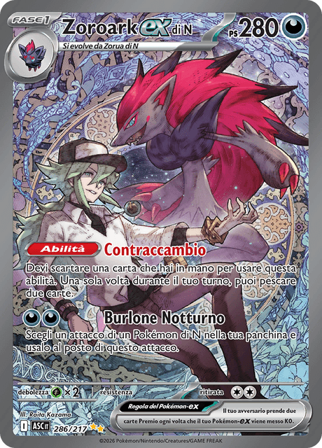 286-217 Zoroark Di N ex Alternative Art ASC Ascesa Eroica ITA NM