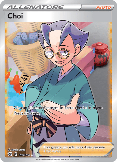 182-189 Choi Full Art ASR Lucentezza Siderale ITA EXCELLENT