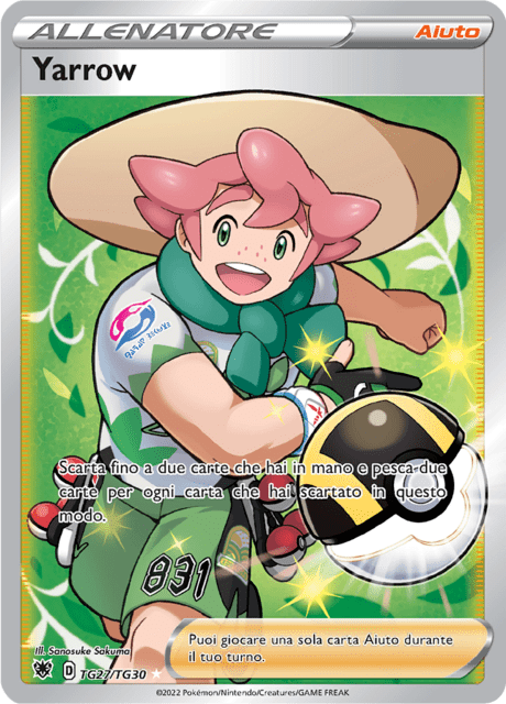 TG27-TG30 Yarrow Full Art Trainer Gallery ASR Lucentezza Siderale ITA NM