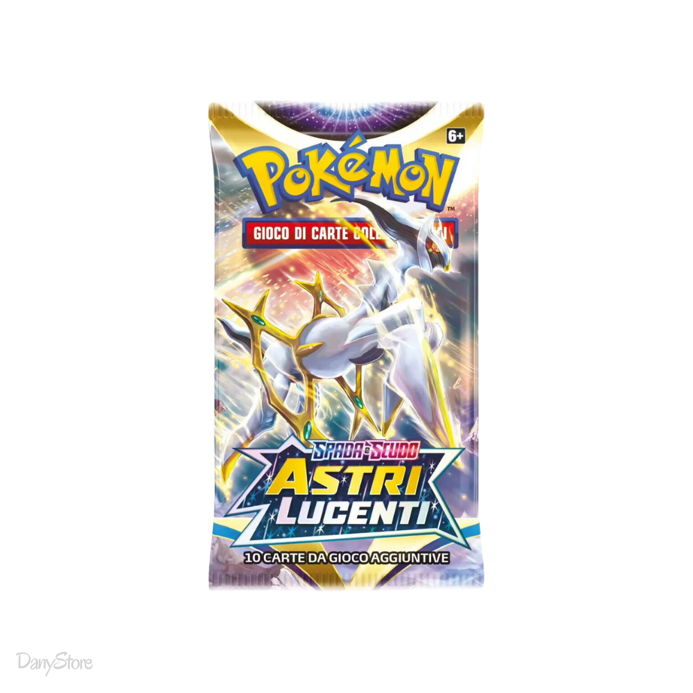 Bustina singola Pokémon Astri Lucenti Spada e Scudo lingua italiana fronte