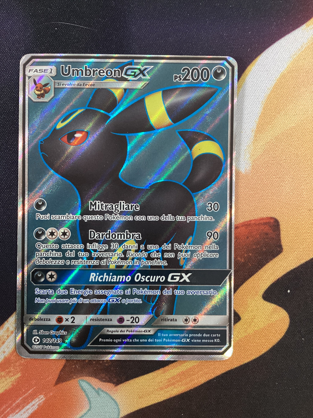 142-149 Umbreon GX Full Art SUM Sole e Luna ITA GOOD