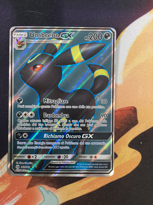 142-149 Umbreon GX Full Art SUM Sole e Luna ITA GOOD