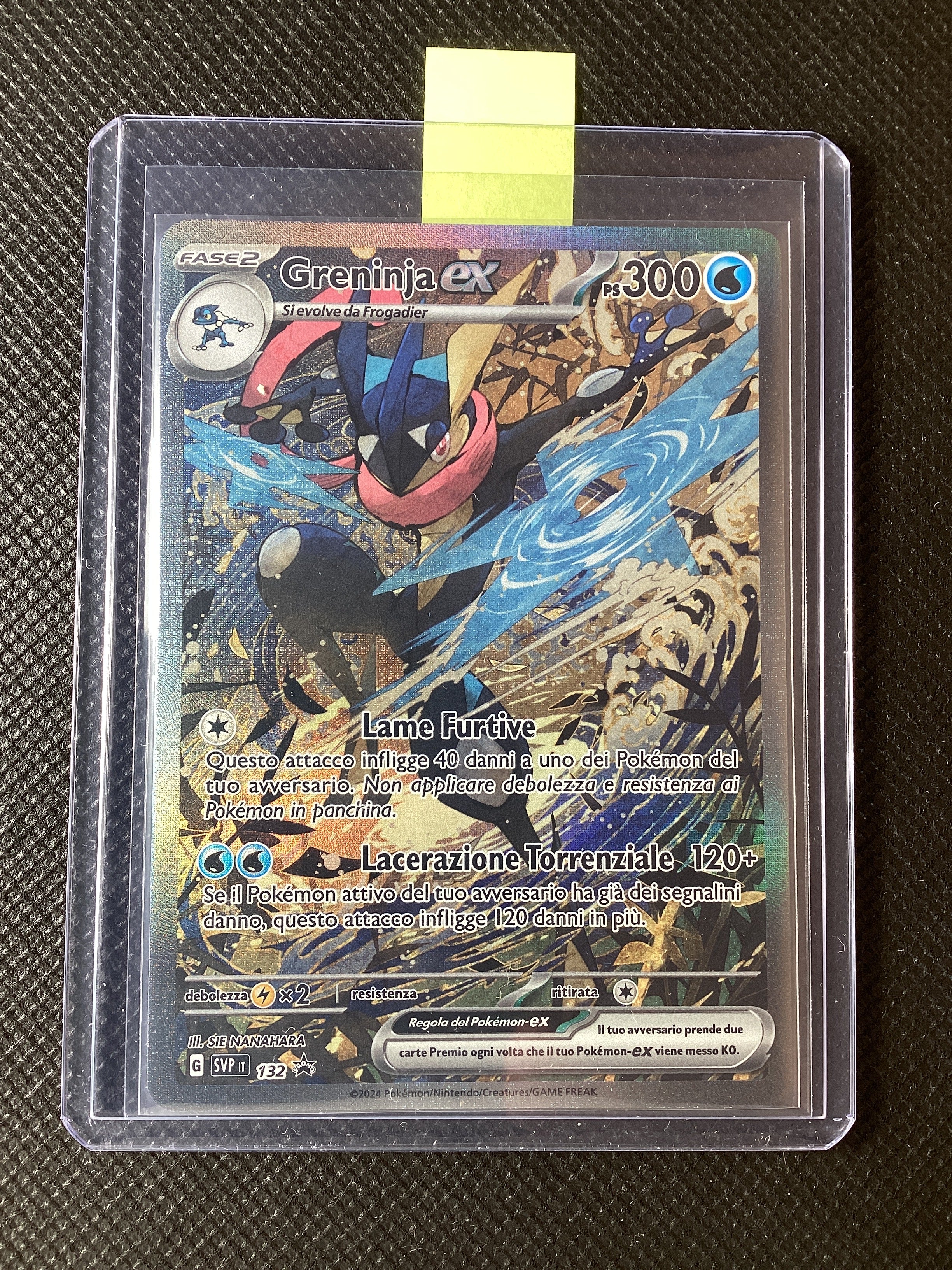 Promo SVP132 Greninja ex Alternative Art  Promo Scarlatto e Violetto ITA NM