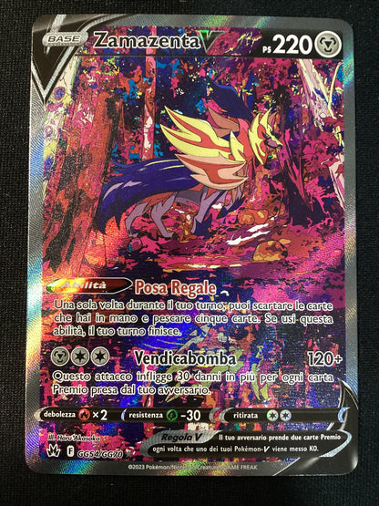 214-159 GG54-GG70 Zamazenta V Galleria Di Galar CRZ Zenit Regale ITA NM