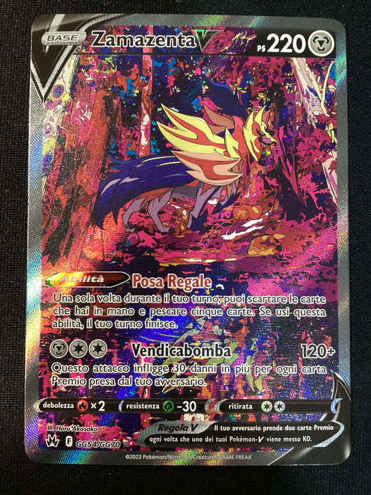 214-159 GG54-GG70 Zamazenta V Galleria Di Galar CRZ Zenit Regale ITA NM