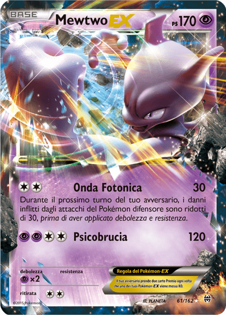 61-162 Mewtwo ex BKT Turbo Blitz ITA NM