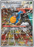 094-086 Karrablast Illustrazione Rara BLK Luce Nera ITA NM