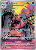 127-086 Conkeldurr Illustrazione Rara BLK Luce Nera ITA NM