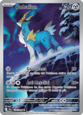 144-086 Cobalion Illustrazione Rara BLK Luce Nera ITA NM