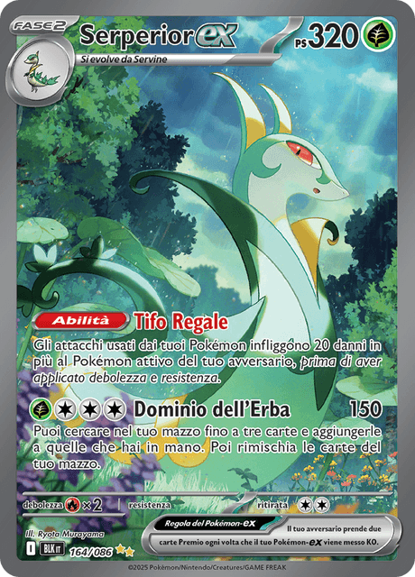 164-086 Serperior Alternative Art BLK Luce Nera ITA NM