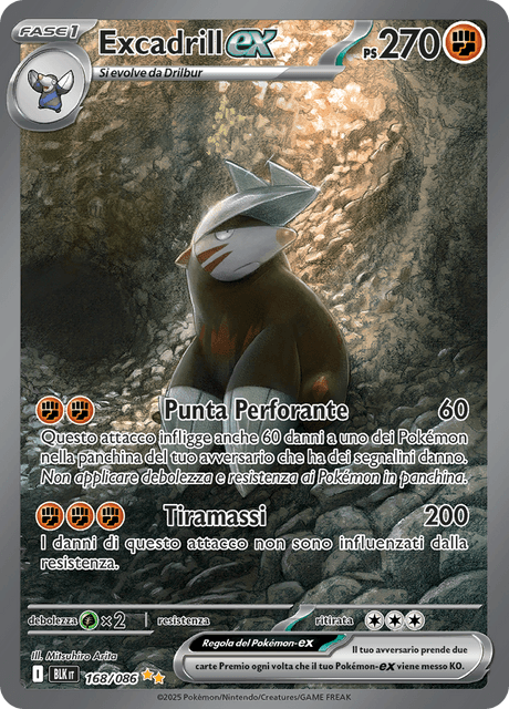 168-086 Excadrill ex Alternative Art BLK Luce Nera ITA GOOD