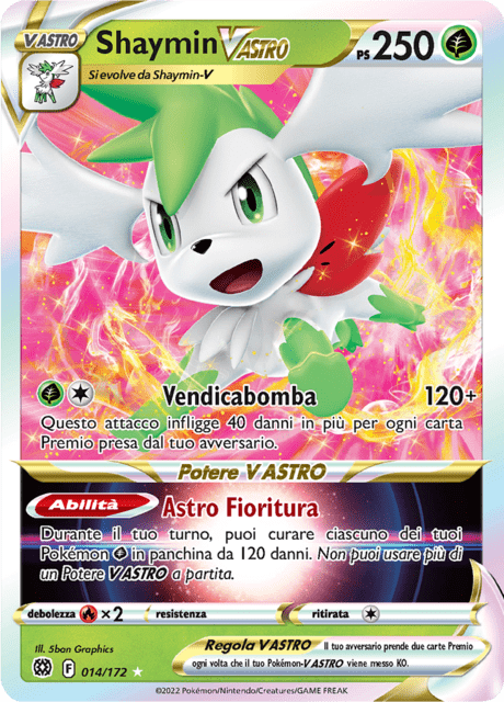 014-172 Shaymin V Astro BRS Astri Lucenti ITA NM