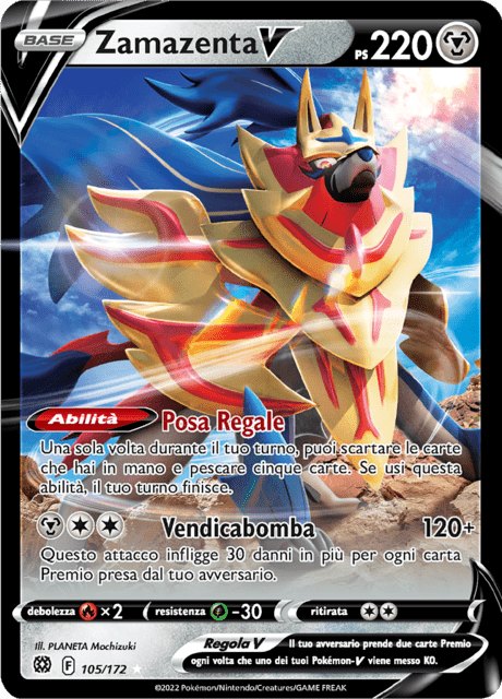 105-172 Zamazenta V BRS Astri Lucenti ITA NM