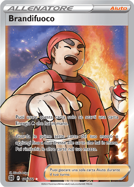 170-172 Brandifuoco Full Art BRS Astri Lucenti ITA NM