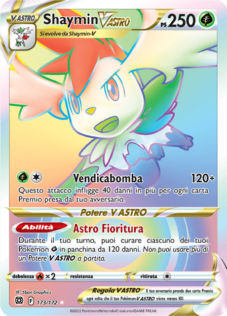173-172 Shaymin V Astro BRS Astri Lucenti ITA NM