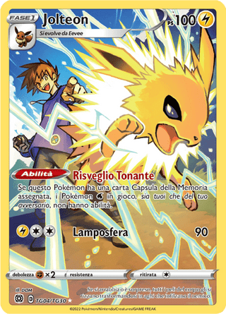 190-172 TG04-TG30 Jolteon Trainer Gallery BRS Astri Lucenti ITA EXCELLENT