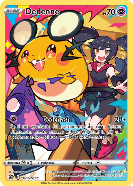 193-172 TG07-TG30 Dedenne Trainer Gallery BRS Astri Lucenti ITA NM