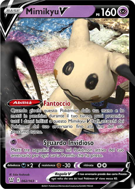 062-163 Mimikyu V BST Stili di Lotta ITA NM