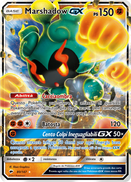 080-147 Marshadow GX BUS Ombre Infuocate ITA EXCELLENT