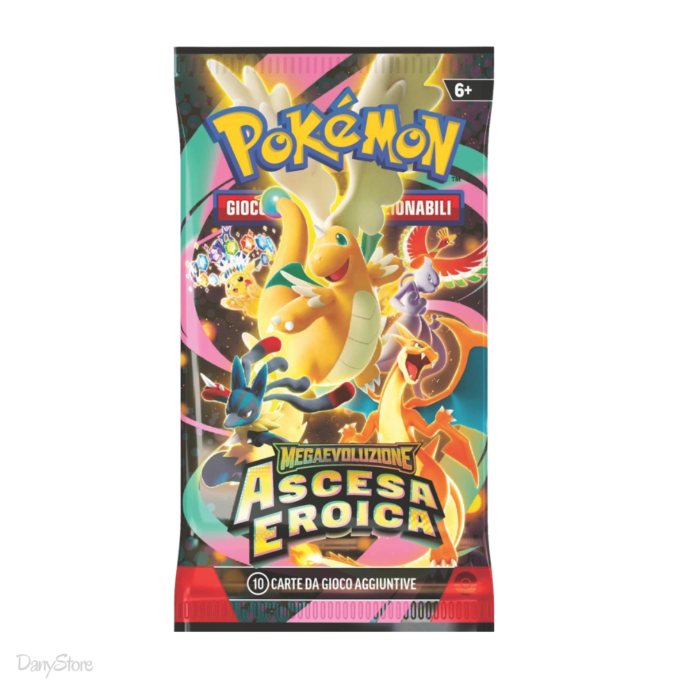 Pokémon Ascesa Eroica Busta 10 Carte ITA