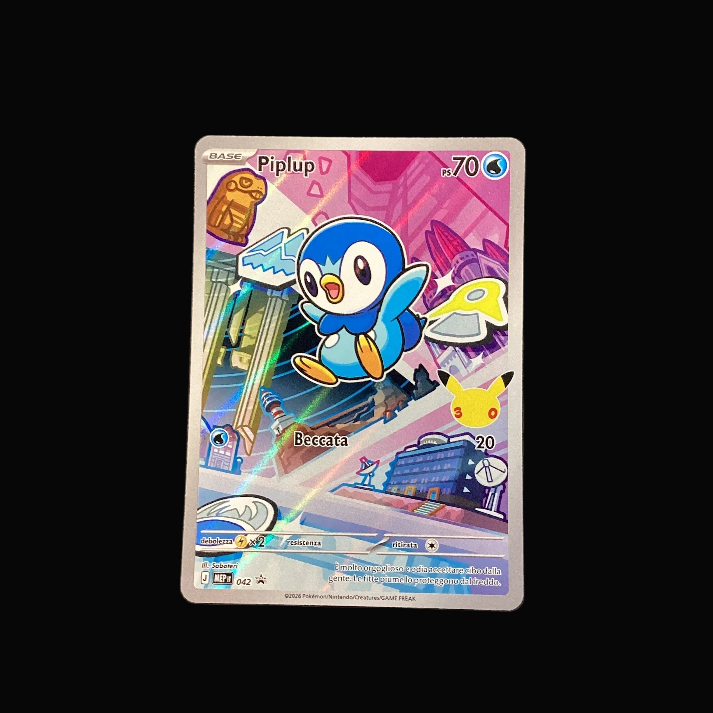 Promo 042 Piplup MEP Black Star Promos ITA NM