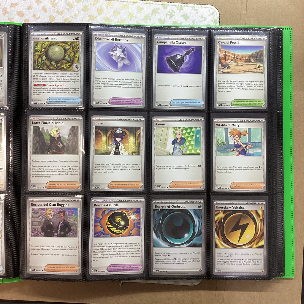 Masterset in serie Buio Pesto - Pokemon Set Regular (Holo-Non Holo-ex) 84 Carte ITA NM + Album