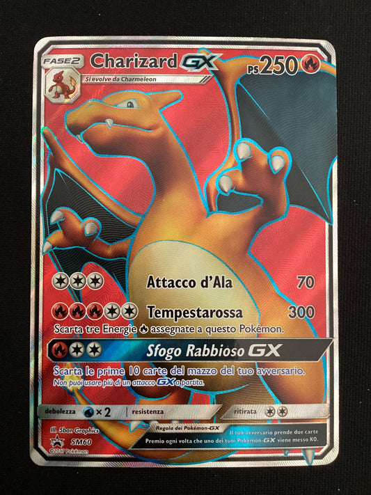 Promo SM060 Charizard GX Full Art Promo Sole e Luna ITA NM
