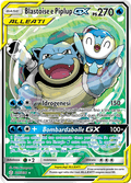 215-236 Blastoise e Piplup GX Alleati Alternative Art CEC Eclissi Cosmica ITA NM