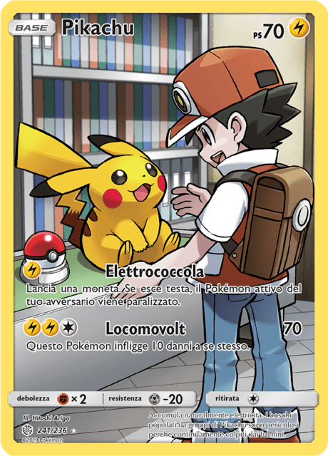 241-236 Pikachu Trainer Gallery CEC Eclissi CosmicaITA GOOD
