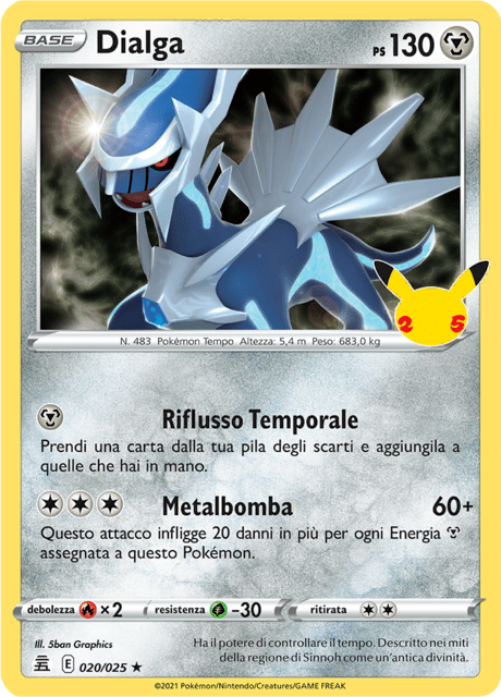 020-025 Dialga CEL Gran Festa ITA NM