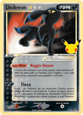 017-017 Umbreon Gold Star Rara Shiny CEL Grean Festa ITA NM