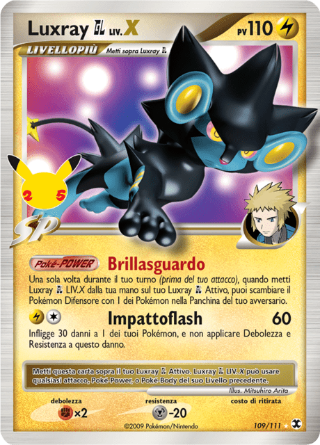 042-025 R109-111 Luxray GL LV.X CEL Gran Festa ITA PLAYED