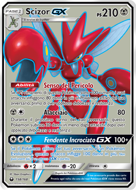 158-168 Scizor GX CES Tempesta Astrale ITA NM
