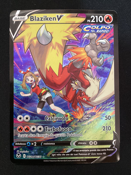 229-195 TG14-TG30 Blaziken V Trainer Gallery SIT Tempesta Argentata ITA NM