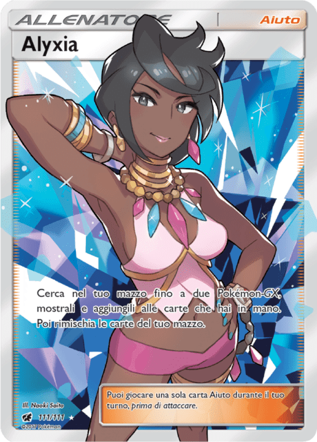 111-111 Alyxia Full Art SUM Sole e Luna ITA NM