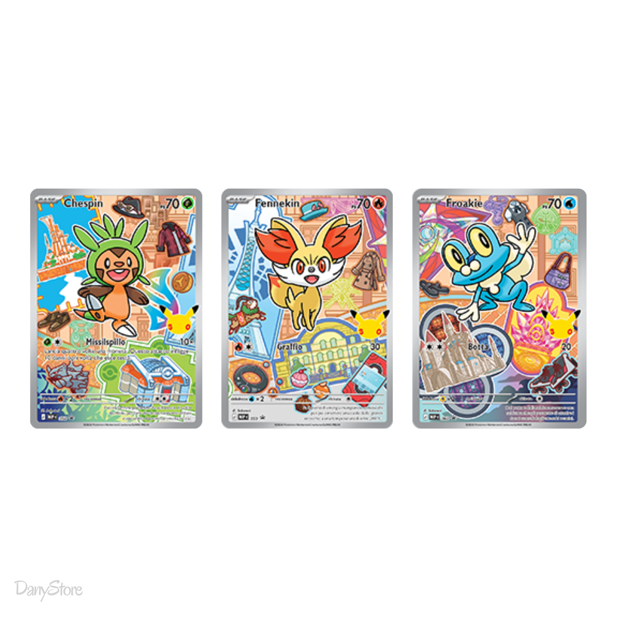 Pokémon Primi Compagni D’Avventura Volume 3 Set Starters Kalos ITA NM