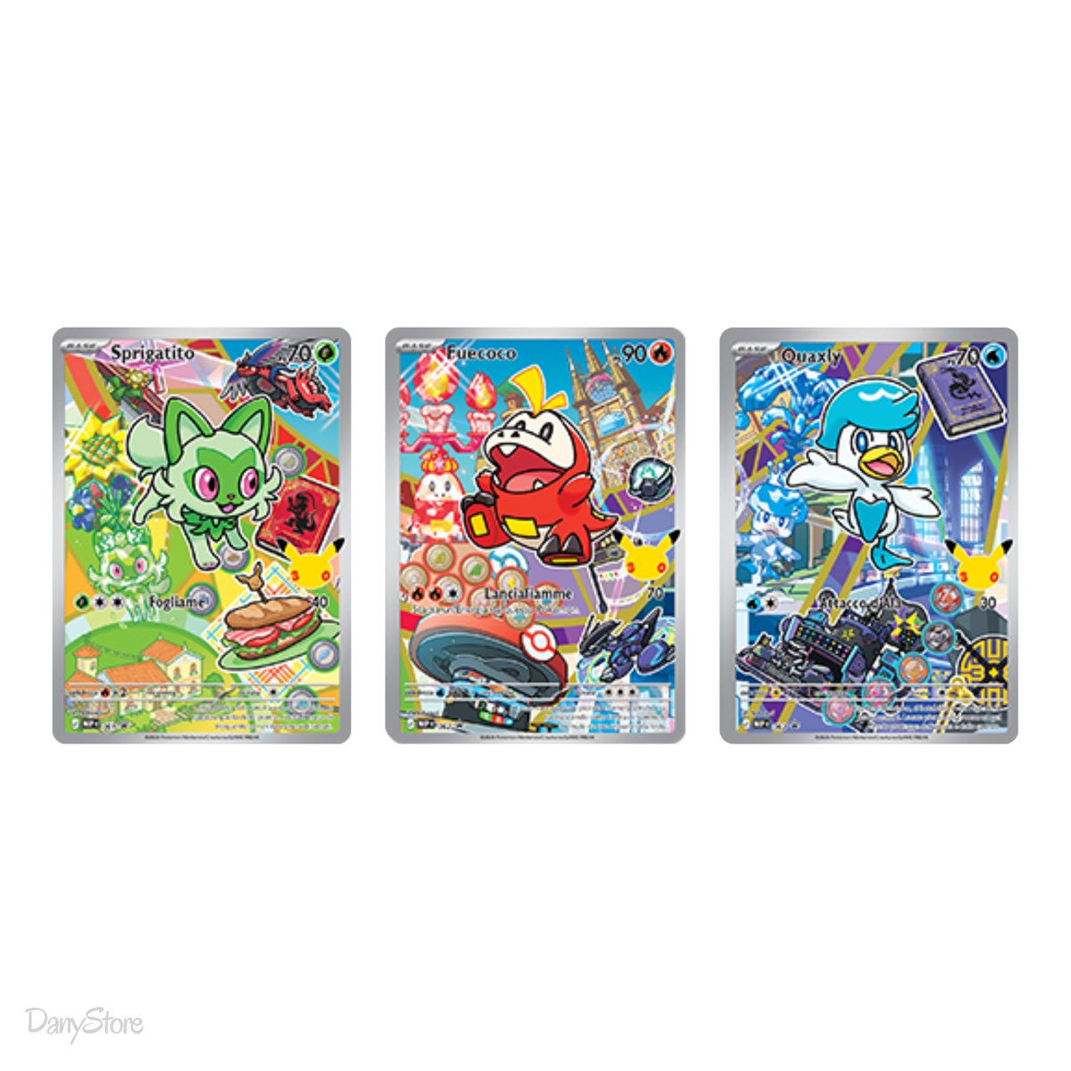 Pokémon Primi Compagni D’Avventura Volume 3 Set Starters Paldea ITA NM