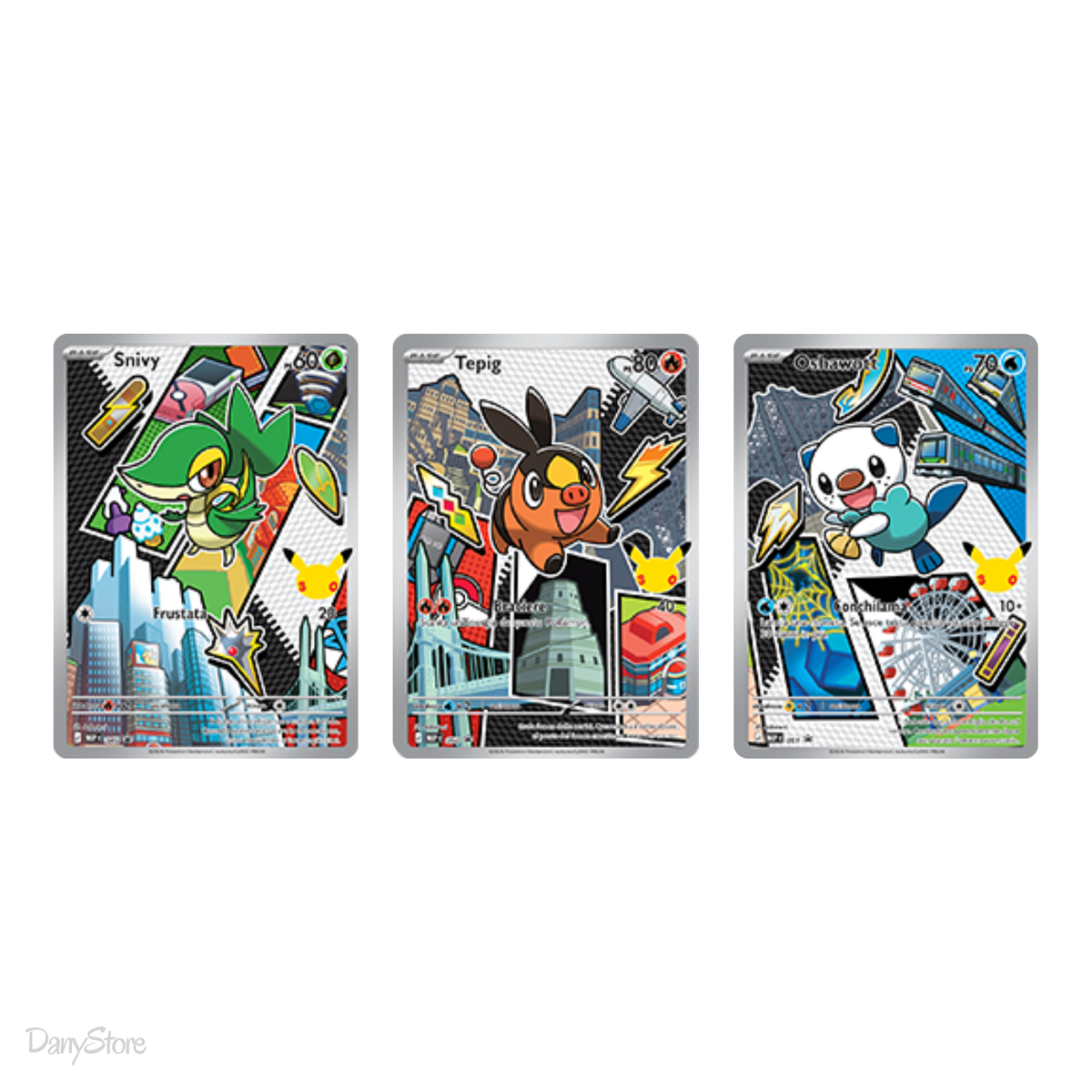 Pokémon Primi Compagni D’Avventura Volume 2 Set Starters Unova ITA NM