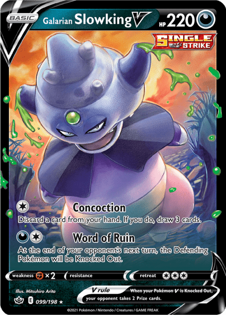 099-198 Slowking Di Galar V CRE Chilling Reign ENG NM