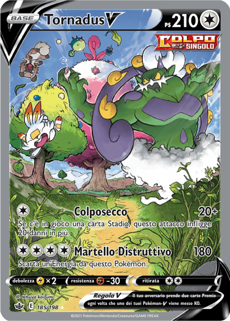 185-198 Tornadus V CRE Regno Glaciale ITA GOOD