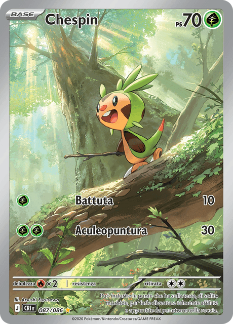 087-086 Chespin CRI Caos Nascente ITA NM