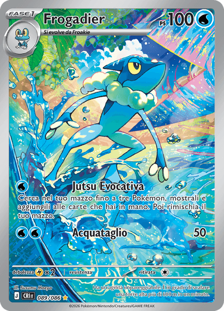 089-086 Frogadier CRI Caos Nascente ITA NM