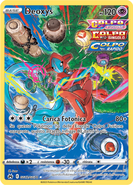 172-159 GG12-GG70 Deoxys Galleria Di Galar CRZ Zenit Regale ITA NM