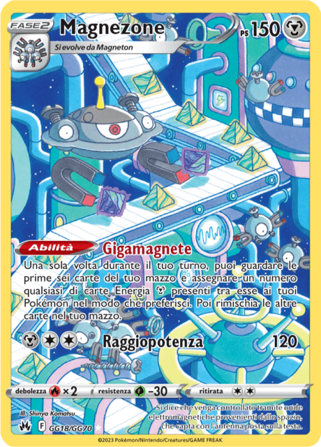 178-159 GG18-GG70 Magnezone Galleria Di Galar CRZ Zenit Regale ITA NM