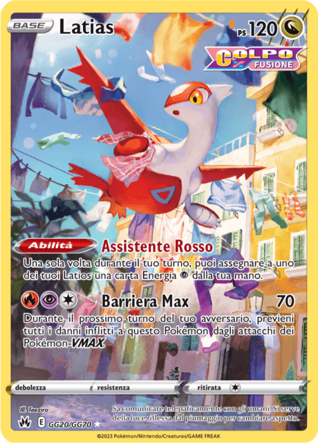 180-159 GG20-GG70 Latias Galleria Di Galar CRZ Zenit Regale ITA NM