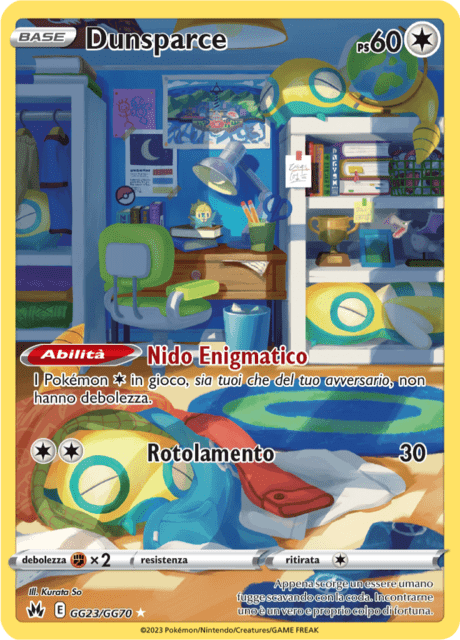 183-159 GG23-GG70 Dunsparce Galleria Di Galar CRZ Zenit Regale ITA NM