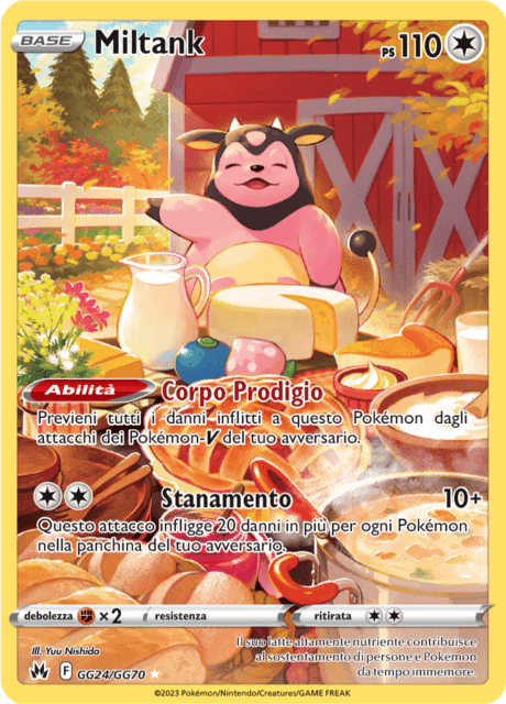 184-159 GG24-GG70 Miltank Galleria Di Galar CRZ Zenit Regale ITA NM