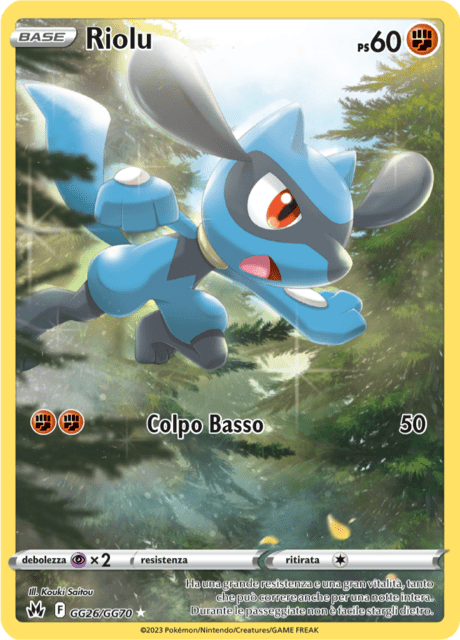 186-159 GG26-GG70 Riolu Galleria Di Galar CRZ Zenit Regale ITA NM