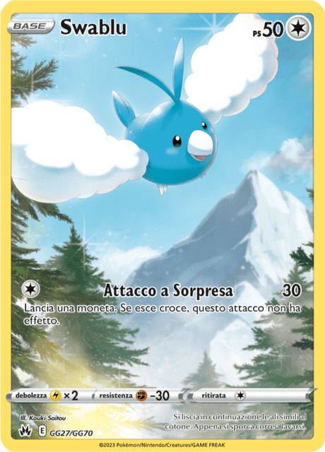 187-159 GG27-GG70 Swablu Galleria Di Galar CRZ Zenit Regale ITA NM